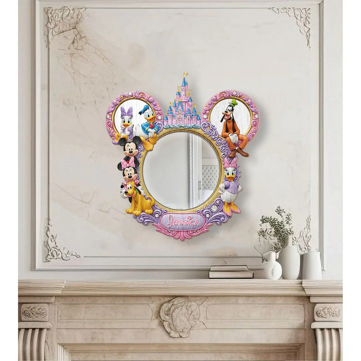 Magical Castle - Personalized Mouse Wall Hanging Mirror