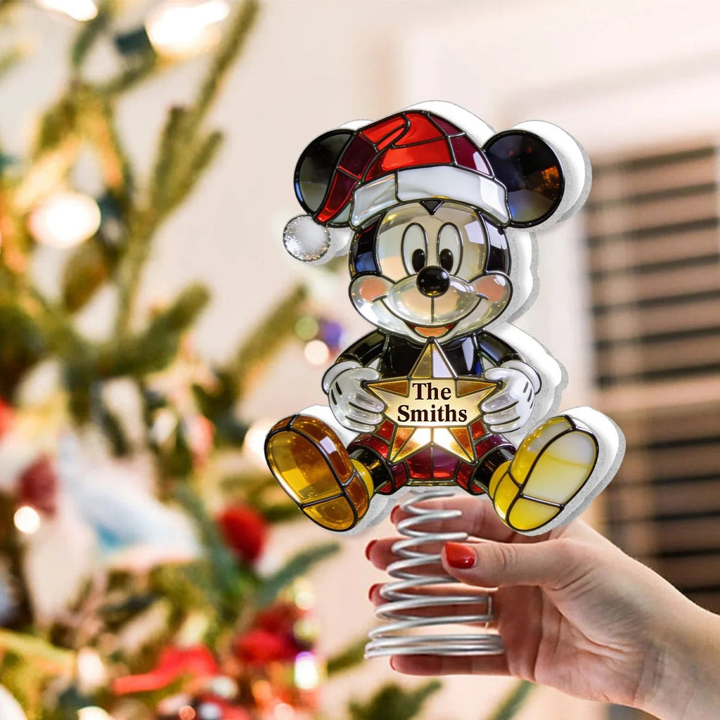 Belive In Magic - Personalized Mouse LED Light Tree Topper
