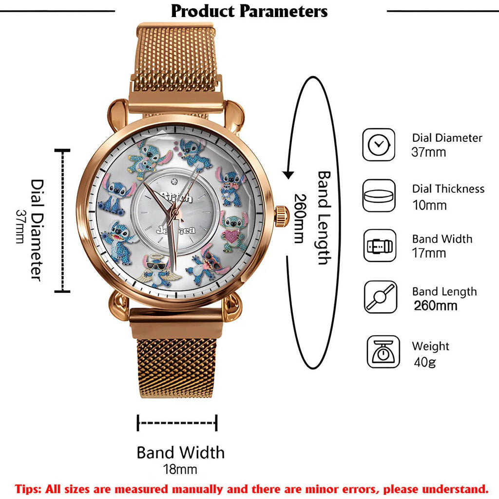 Blue Ohana Friend - Personalized Ohana Women Hand Watch