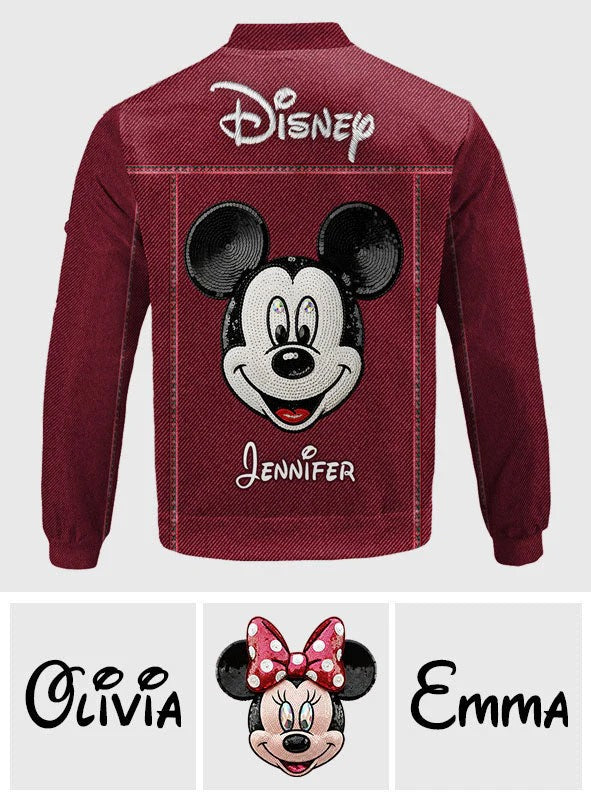 Dream Magic Custom Name - Personalized Mouse Bomber Jacket