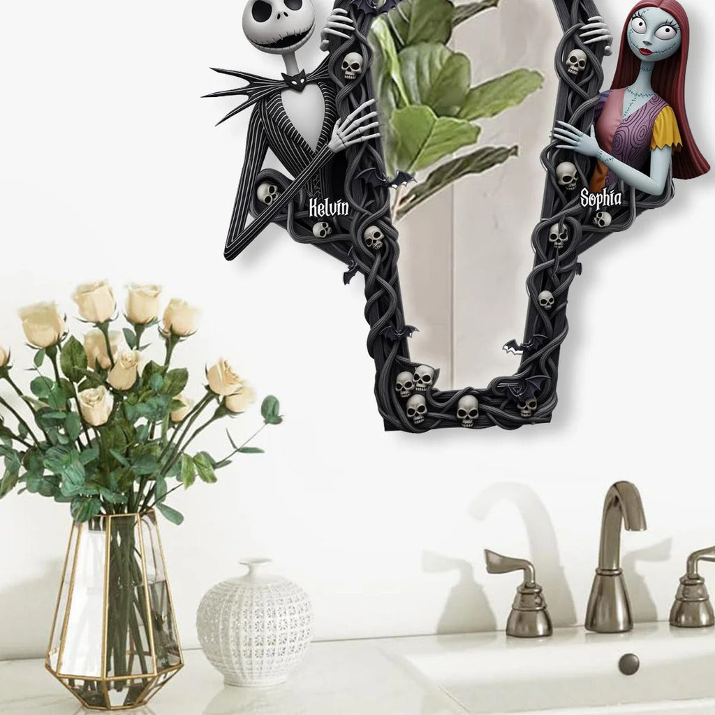 The Nightmare Couple - Personalized Nightmare Wall Hanging Mirror