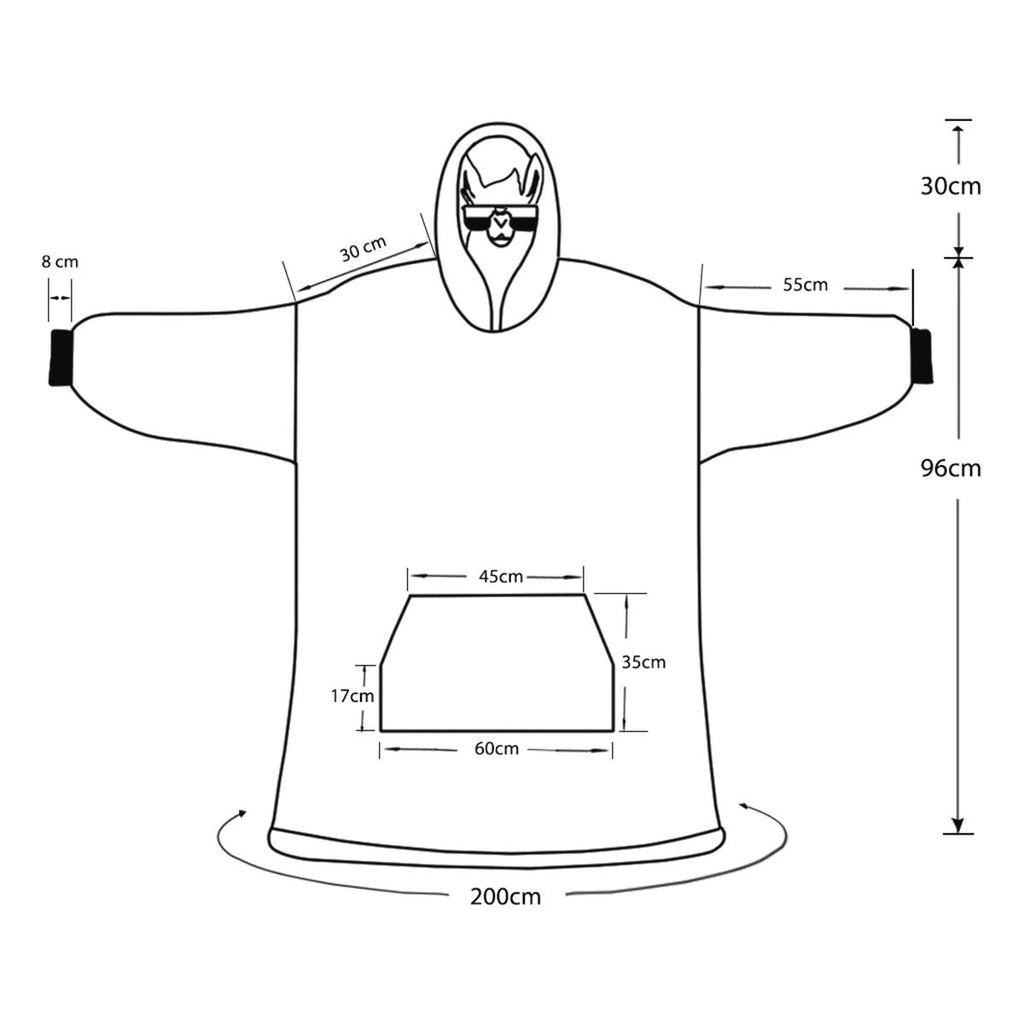 Anime Chibi - Personalized Anime Blanket Hoodie