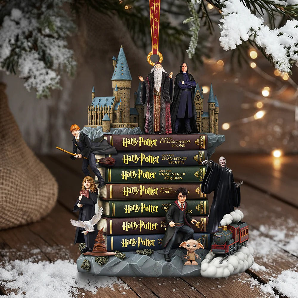 Fantasy Saga Book Ornament - Personalized Gift For Fantasy Lovers