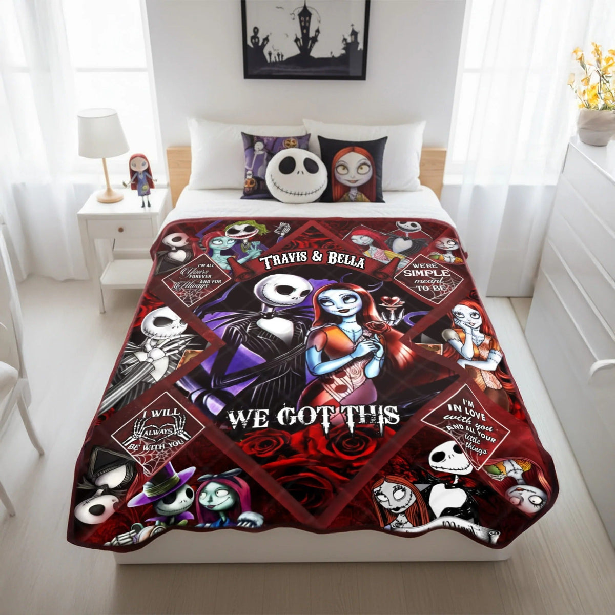 Till Death Love Story Blanket - Personalized Gifts For Couple