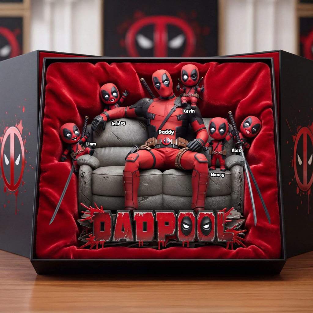 Hero Squad Dad Acrylic Plaque - Personalized Gifts For Dad