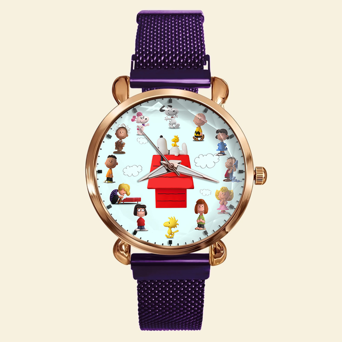 Cartoon Lover Mesh Strap Quartz Watch - Personalized Gifts For Fans