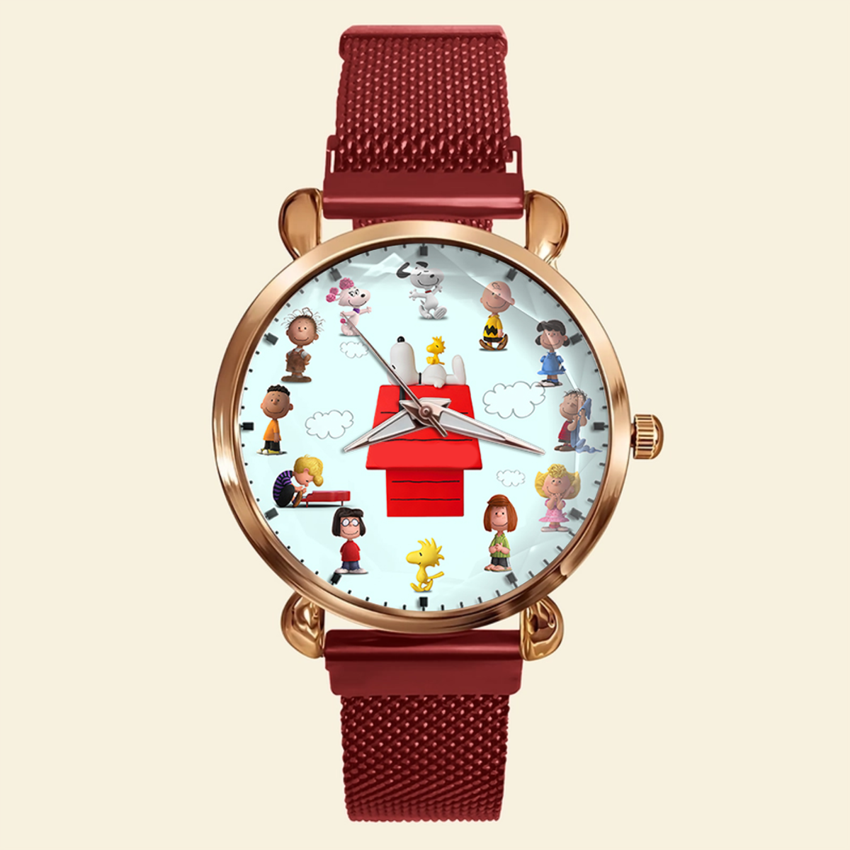 Cartoon Lover Mesh Strap Quartz Watch - Personalized Gifts For Fans