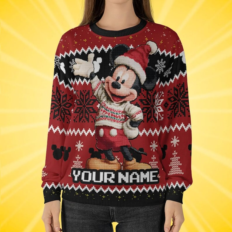 Friends - Personalized Mouse Ugly Sweater