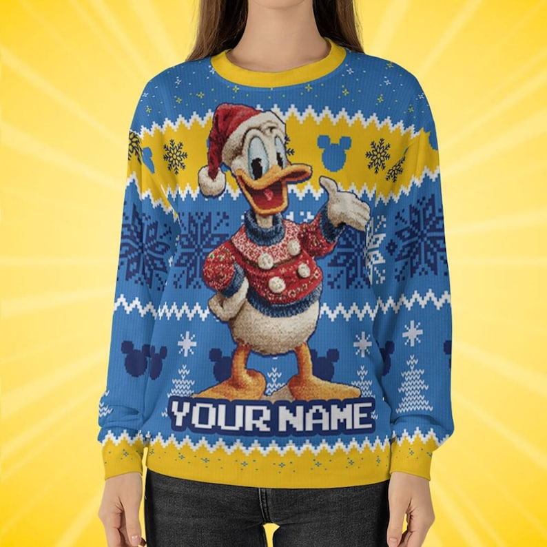 Friends - Personalized Mouse Ugly Sweater