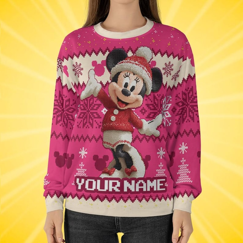 Friends - Personalized Mouse Ugly Sweater