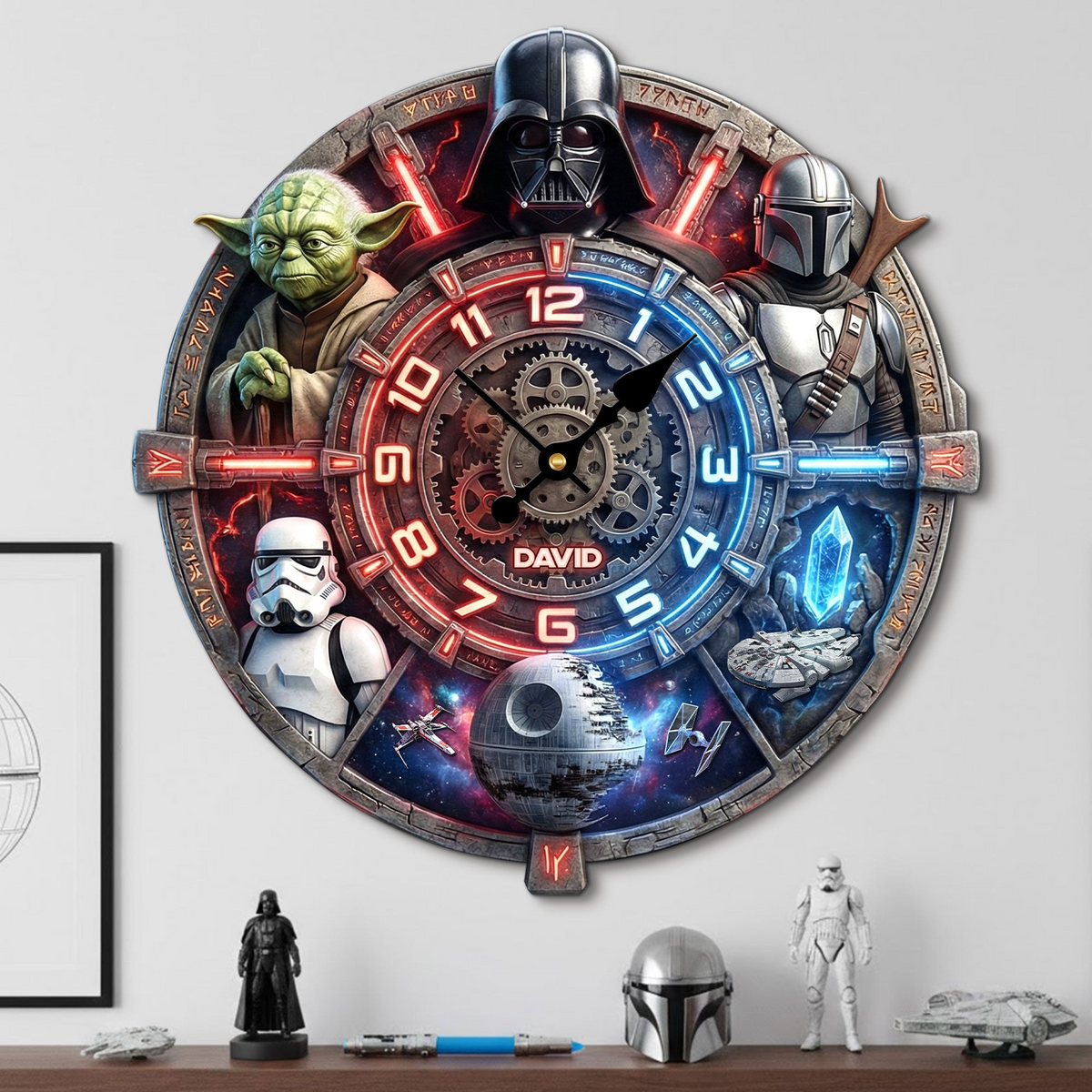 Fantasy Hanging Wall Clock - Personalized Gifts