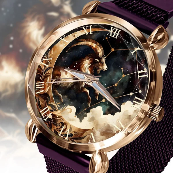 Capricorn Name Custom Watch - Personalized Name Custom Watch