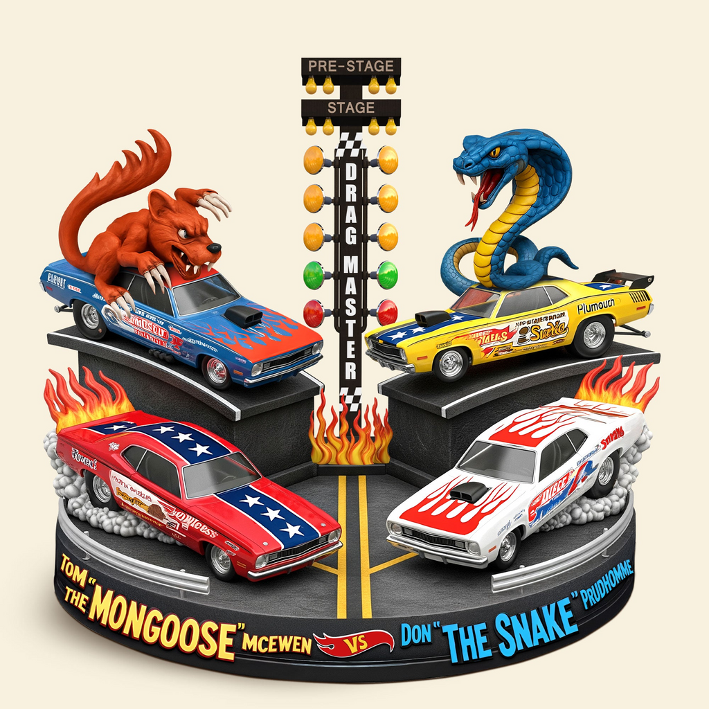 Drag Racing Plaque, Personalized Gifts For Racing Fans