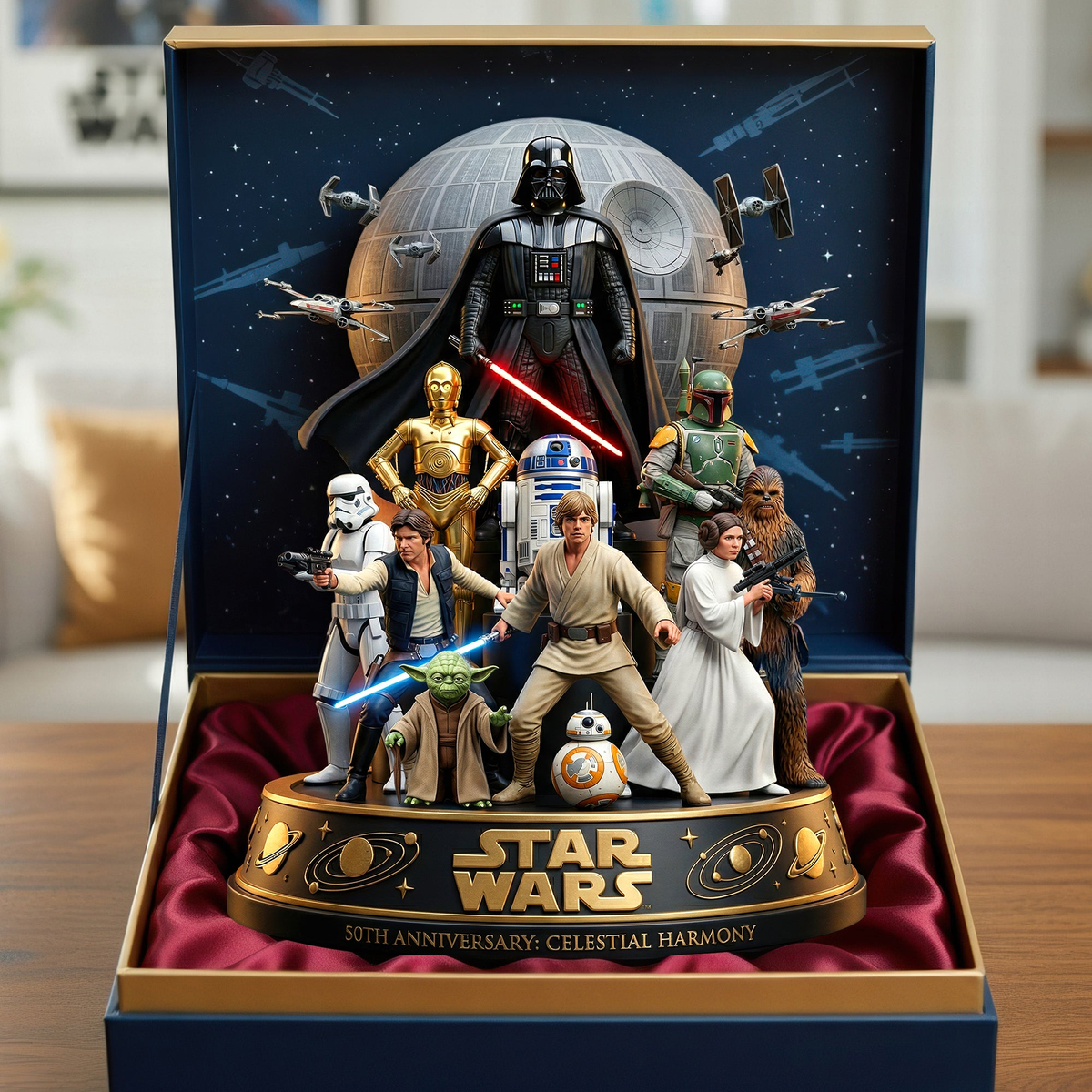 Futuristic Space - Personalized The Force Custom Shaped Acrylic Plaque