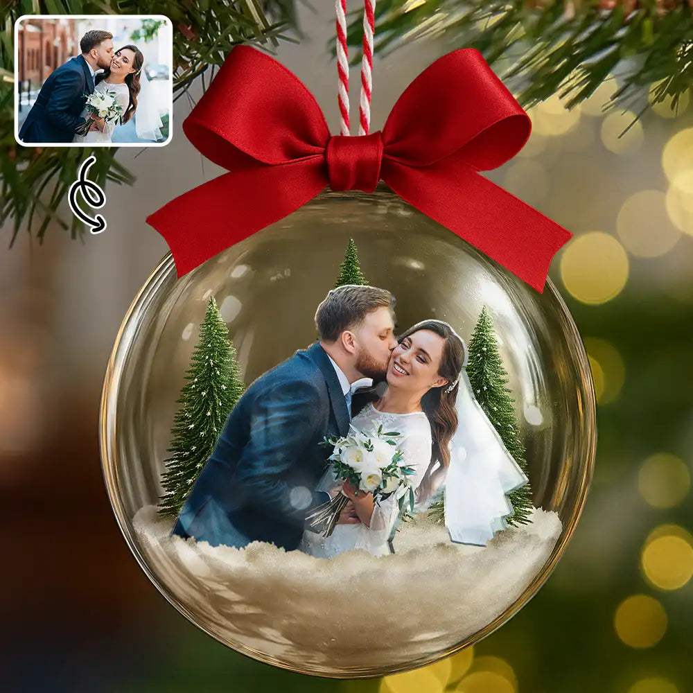 Custom Photo Family Is The Greatest Gift - Personalized 2D Acrylic Ornament