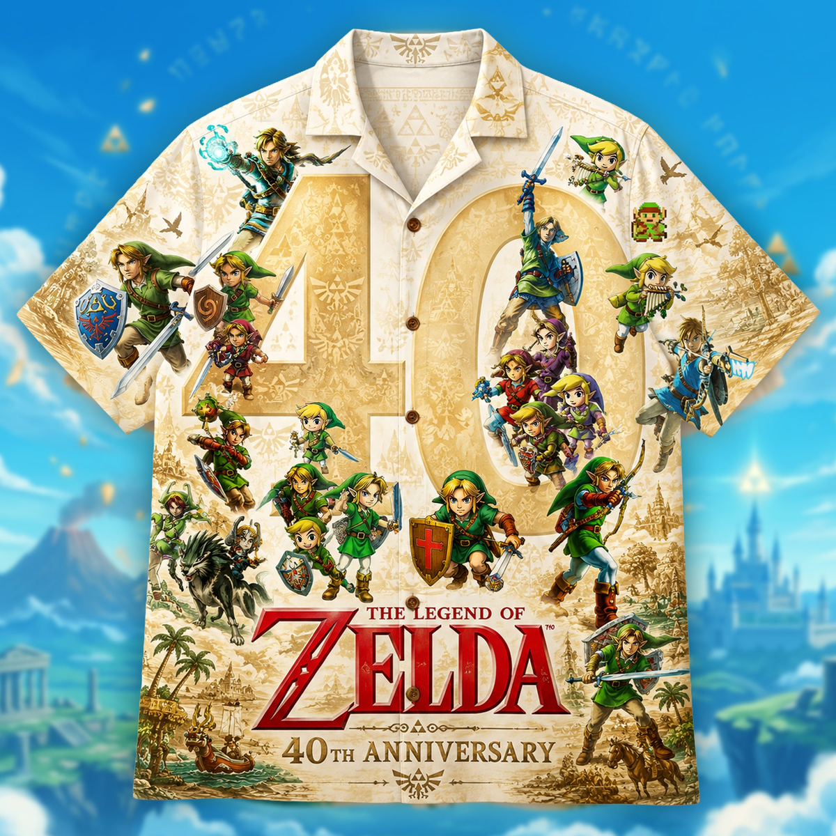 Legendary Adventure 40th Anniversary Hawaiian Shirt - Personalized Gifts