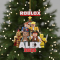 Build Your Adventure – Personalized Gamer Custom Shaped Acrylic Ornament