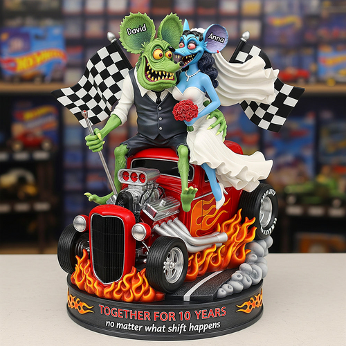 Anniversary On Hot Car Plaque - Personalized Gifts For Couple