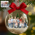 Custom Photo Family Is The Greatest Gift - Personalized 2D Acrylic Ornament