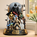 Futuristic Space - Personalized The Force Custom Shaped Acrylic Plaque