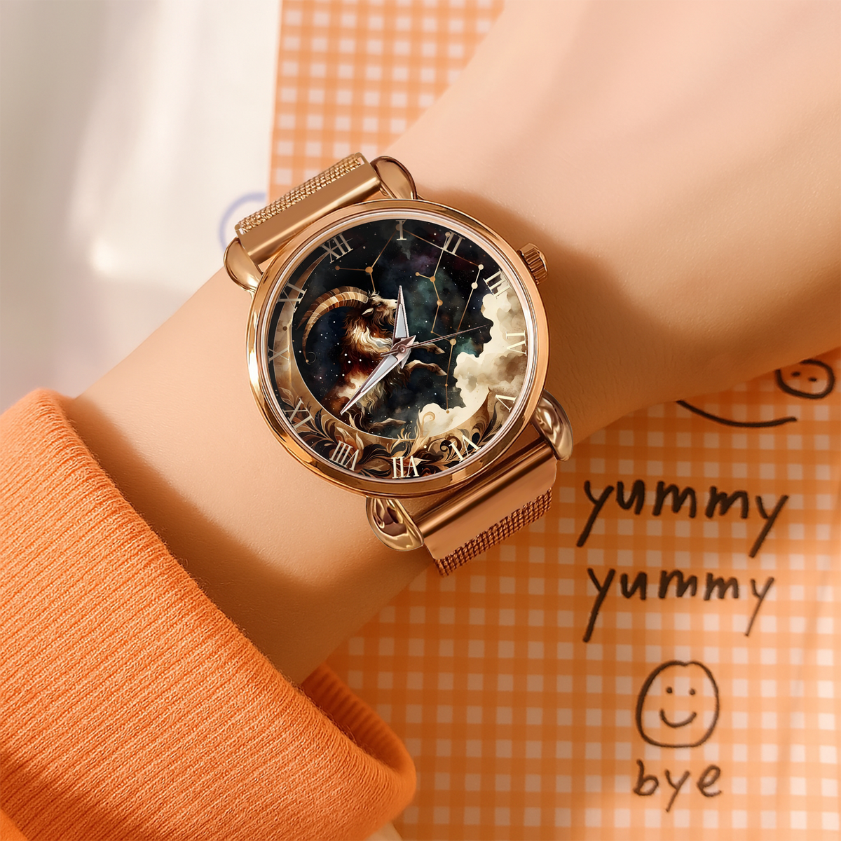 Capricorn Name Custom Watch - Personalized Name Custom Watch